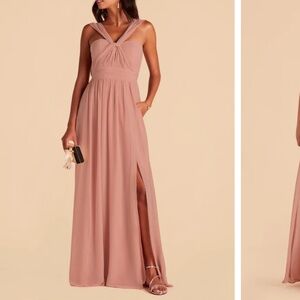 Birdy grey grace chiffon convertible dusty rose